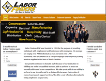 Tablet Screenshot of laborfindersnc.com